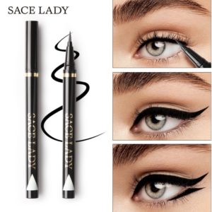SACE LADY Liquid Eyeliner Waterproof Makeup Black Eye Liner Pencil Long Lasting Make Up Smudge-proof Pen Natural Brand Cosmetic