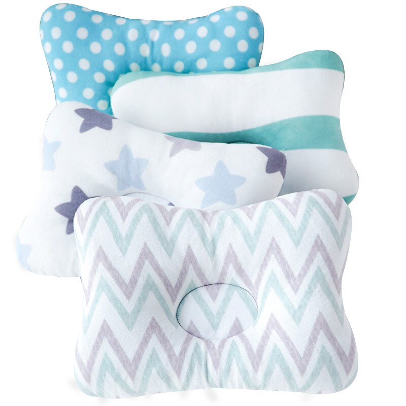 Muslinlife Head Protection Cushion Pillow Newborn Baby Kids Pillows Animal Printed Cotton Kids Pillow Sleep Positioner Dropship