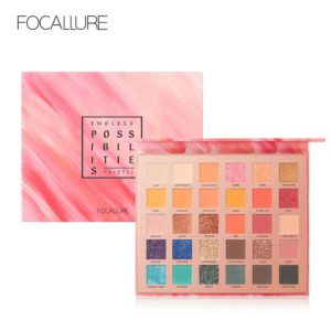FOCALLURE 2019 New TOP Quality 30 Colors Eyeshadow Palette Cream Powder Easy to Blend Rich Color Eyes Shadow For Daily Party