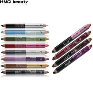 12 Colors Highlighter Glitter Eyeshadow Eyeliner Pen makeup durable Waterproof  sweatproof Double-Ended Eyes Pencil Makeup