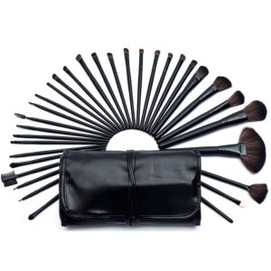 BBL 32pcs Professional Makeup Brushes Set + Leather Bag Powder Blush Brush Makeup Artist Brush Cosmetics Tools + Best Quality