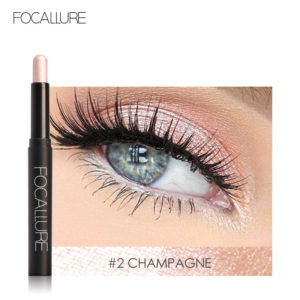 FOCALLURE 12 Colors Eyeshadow Sticker Cosmetics Eye Shadow Pencil Highlighter Shimmer Eyes Makeup Eye Shadow Eye Liner