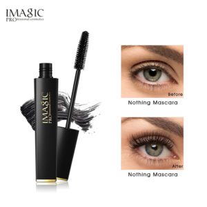 IMAGIC 4D Silk Fiber Mascara Waterproof Extended Thick Long Curly Eyelashes Black Curling Eyelash Brush Makeup Professional Eeys