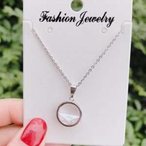 MENGJIQIAO 2018 New Elegant Shiny Zircon Circle Necklaces & Pendants Women Summer Fashion Jewelry Short Necklace