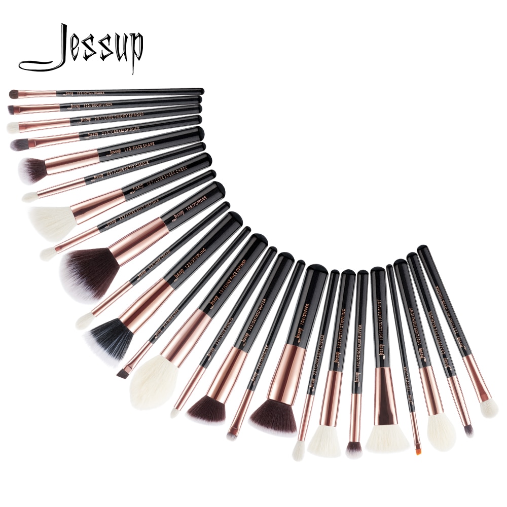 Jessup Beauty 25pcs Makeup Brushes Set maquiagem profissional completa Foundation Eyeshadow Contour Highlighter Brushes T155
