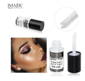 IMAGIC Makeup Fix Gel Glitter Eyeshadow Shimmer Pigment Loose Powder Liquid Glue Waterproof Lasting Glitter  Shimmer Eyeshadow
