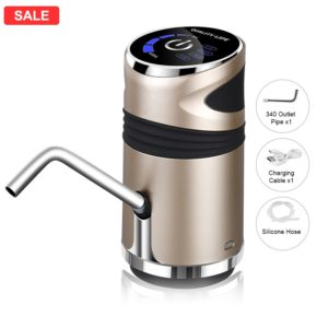 Household Automatic Water Dispenser Bottled Water Manual Water Press Intelligent Portable Water Dispenser USB LED Display