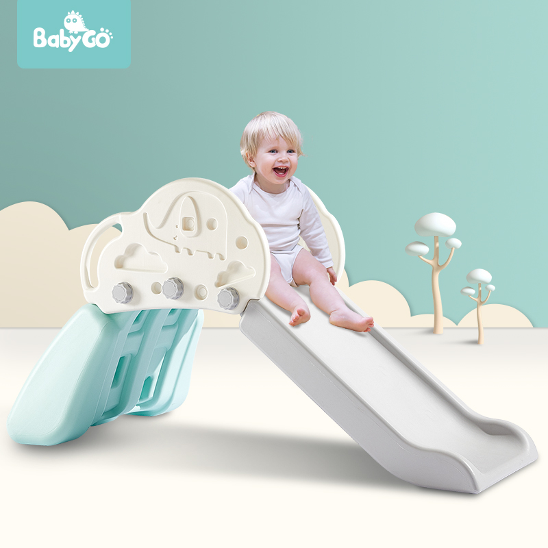 BabyGo Children’s Slide Indoor Outdoor Backyard Boys Girls Toy Foldable Toddler Play Slide Safe Design Amusement Park