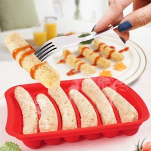 Children’s Hot Dog Ham Mold Made of Silica Gel Self-made Diy Mold for Egg Sausage and Baby’s Supplementary Sausage Mold