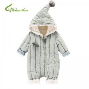 New 2019 Baby Rompers Winter Thick Cotton Boys Costume Girls Warm Clothes Kid Jumpsuit Children Cute Soft Outerwear