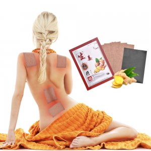 Tradition Chinese 6PCS Ginger Lymphatic Detox Patch Ginger Pads Improve Sleep Patches Beauty Slimming Patch Herbal Pads