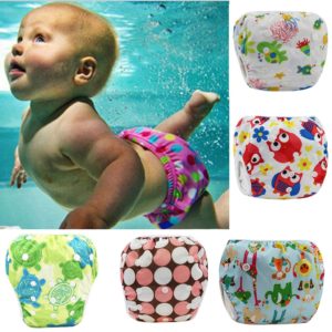 Swim Diapers Toddler Baby Boy Girl Swim Diapers Reuseable Adjustable for Baby Swimming Lesson