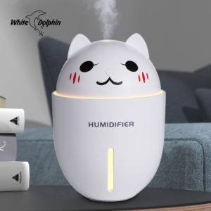 Mini Air humidifier essential oil diffuser With USB Led Light and Mini Fan mist maker fogger Electric Car Aroma Diffuser USB