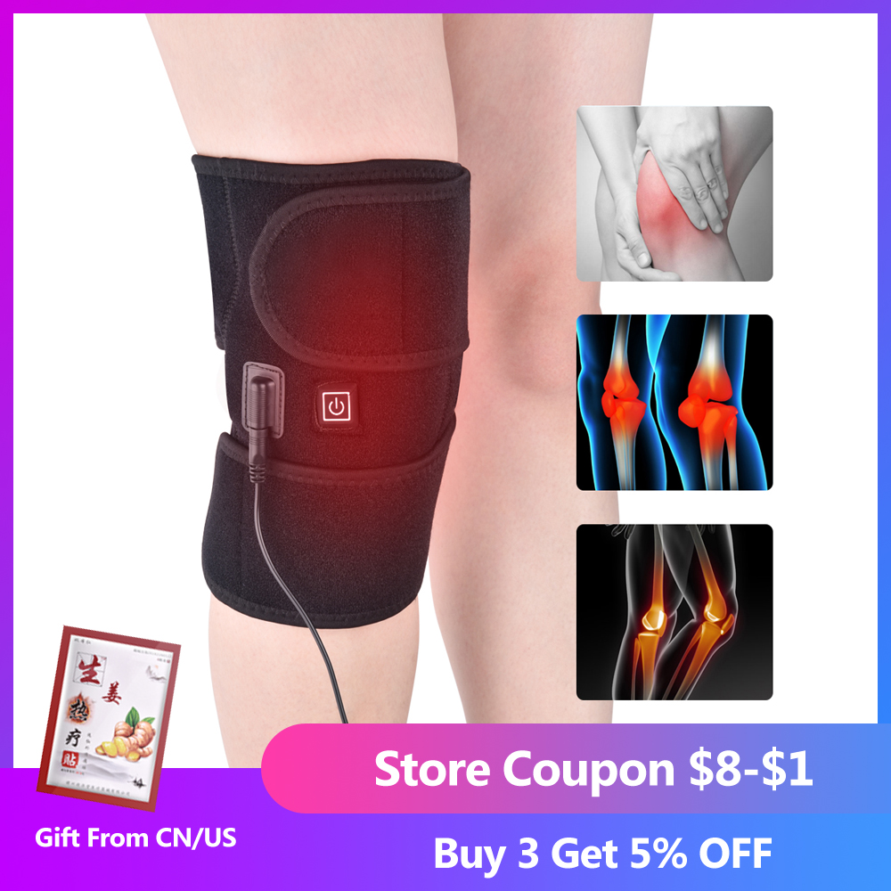 Knee Brace Physiotherapy Heating Therapy Knee Support Brace Old Cold Leg Arthritis Injury Pain Rheumatism Rehabilitation