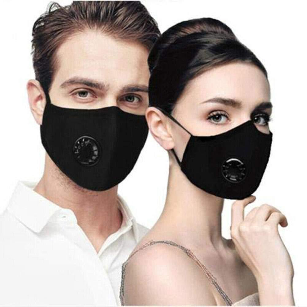 Cotton Breath Valve PM2.5 Mouth Mask Anti-Dust Anti Pollution Mask Cloth Activated Carbon Filter Anti Haze Filters for Adult Kid