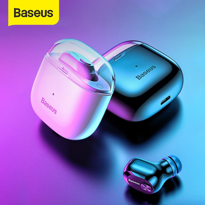Baseus A03 Business Bluetooth Earphone Mini Portable Single TWS Wireless Earphone With Mic For xiaomi iPhone Car Driving