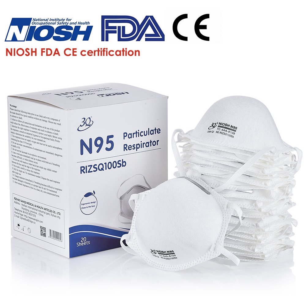 N95 Medical Mask Non-Disposable FDA NIOSH Safety Protection Anti Virus Mask Healthy Air Filter Respirator IN STOCK Face Mask Hot