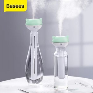 Baseus Portable Humidifier Aroma Diffuser For Home Office Unlimited Container Air Humidifier Humidificador With LED Nightlight