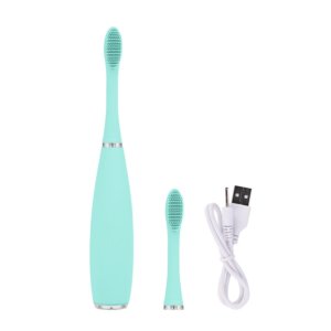 Ultrasonic Vibration Electric Tooth Brush Silicone Deep Clean Oral Brushes Soft Gum Massage USB Rechargeable Toothbrush P46